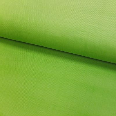 Coupon Tissu Velours milleraies Vert pomme - Coupon de 90 cm