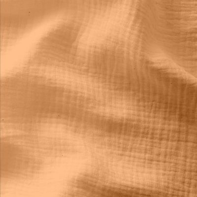 Tissu Double gaze Coton uni Melon - Par 10 cm