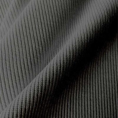 Tissu Maille Tricot Miloza uni Gris anthracite - Par 10 cm