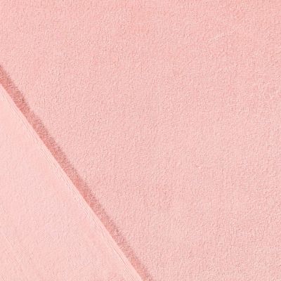 Coupon Tissu Micro Éponge Bambou Rose bébé - Coupon de 80 cm