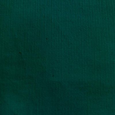 Tissu Velours milleraies uni Vert émeraude - Par 10 cm