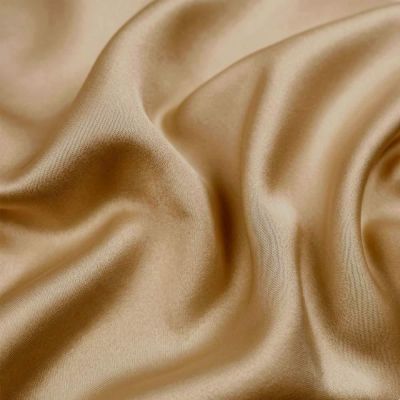 Tissu Satin Duchesse uni Doré - Par 10 cm