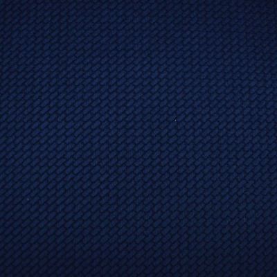 Tissu Velours Embossé   Nuvia uni Bleu indigo sur fond Bleu indigo - Par 10 cm