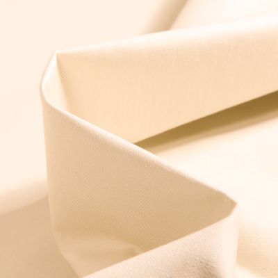 Tissu Occultant Blackout uni Blanc cassé - Par 10 cm