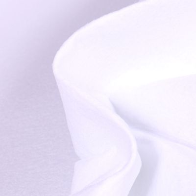 Tissu Feutrine 180 cm Blanc - Par 10 cm