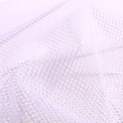 Coupon Tissu Filet Vrac mesh Blanc - Coupon de 30 cm