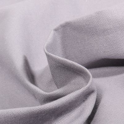 Tissu Toile de coton uni Grande largeur Gris souris - Par 10 cm