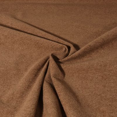 Tissu Velours d&#039;ameublement texturé Genova uni  Taupe - Par 10 cm