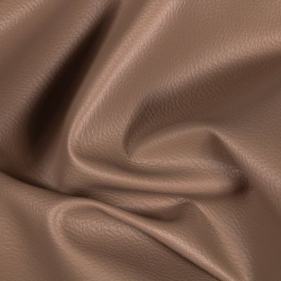 Simili cuir d&#039;ameublement uni Taupe - Par 50 cm