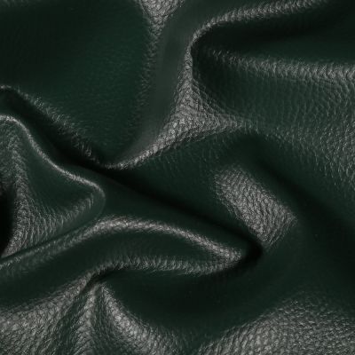 Simili cuir d&#039;ameublement uni Vert sapin - Par 50 cm