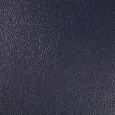 Coupon Simili cuir d&#039;ameublement uni Bleu marine - Coupon de 30 cm