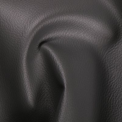 Simili cuir d&#039;ameublement uni Gris ardoise - Par 50 cm