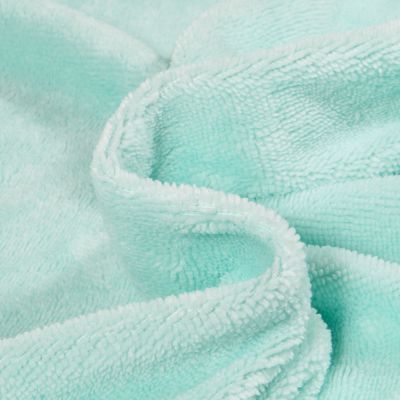 Coupon Tissu Micro Éponge Bambou Téa Vert menthe - Coupon de 300 cm