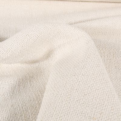 Tissu d&#039;ameublement Normandie uni Ecru - Par 10 cm
