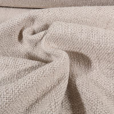 Tissu d&#039;ameublement Normandie uni Naturel - Par 10 cm