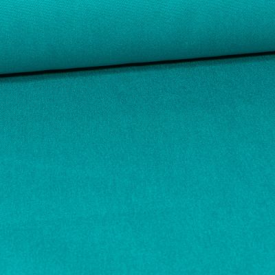 Tissu Coton Sergé d&#039;ameublement uni Vert émeraude - Par 10 cm