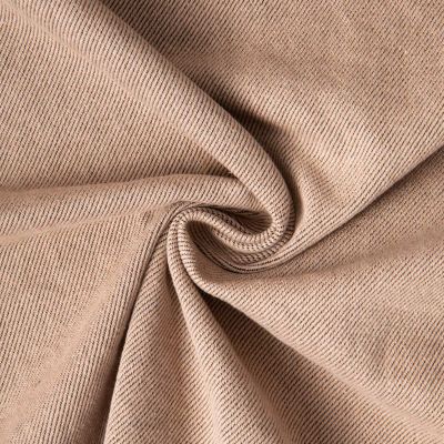 Tissu Coton Sergé d&#039;ameublement Sisal uni Beige sable - Par 10 cm