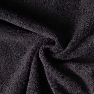 Coupon Tissu Eponge  Spa 400 g/m2 uni Noir - Coupon de 180 cm