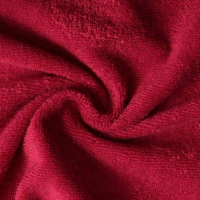 Coupon Tissu Eponge  Spa 400 g/m2 uni Rouge - Coupon de 300 cm
