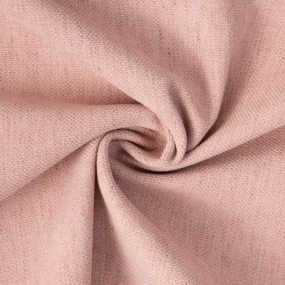 Tissu Lin d’ameublement toucher velours et envers antidérapant uni Bois de rose - Par 10 cm