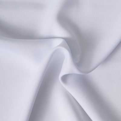 Tissu Viscose uni Blanc - Par 10 cm
