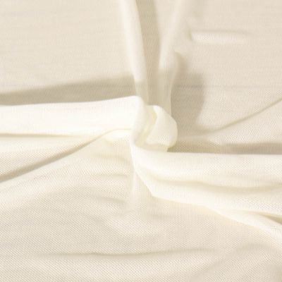 Tissu Tulle extensible ultra-doux uni ecru - Par 10 cm