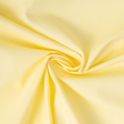 Coupon Tissu Coton uni Jaune acidulé - Coupon de 100 cm