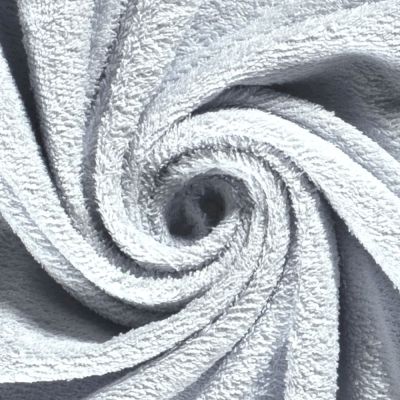 Coupon Tissu Eponge légère 340 g/m² uni Bleu clair - Coupon de 50 cm