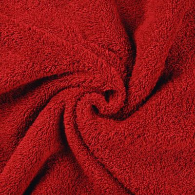 Coupon Tissu Eponge légère 340 g/m² uni Rouge - Coupon de 40 cm