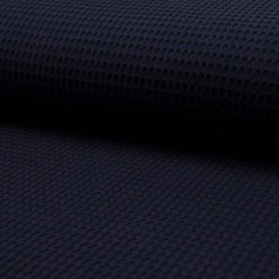 Tissu Nid d&#039;abeille Bleu marine x10cm