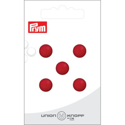 Bouton Prym Isabelle boule 10 mm x5 - Rouge foncé