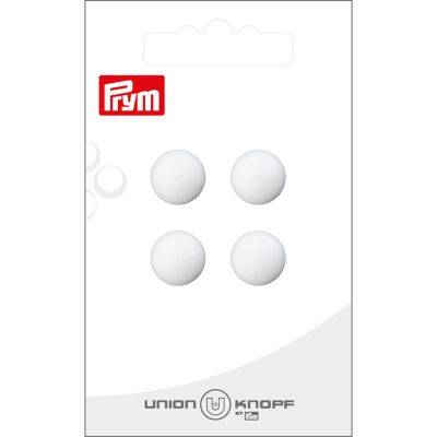 Bouton Prym Isabelle boule 12 mm x4 - Blanc
