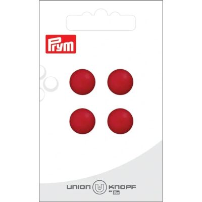 Bouton Prym Isabelle boule 12 mm x4 - Rouge foncé
