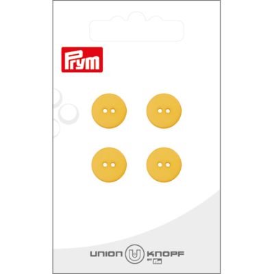 Bouton Prym Stella 12 mm x4 - Jaune