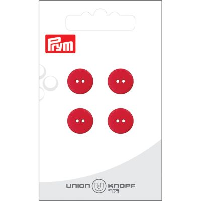 Bouton Prym Stella 12 mm x4 - Rouge