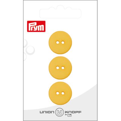 Bouton Prym Stella 18 mm x3 - Jaune