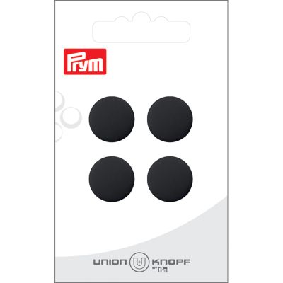 Bouton Prym Jacques 15 mm x4 - Noir