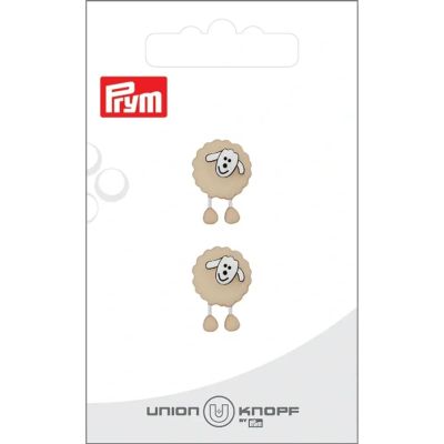 Bouton Prym Mouton 18 mm x2 - Crème