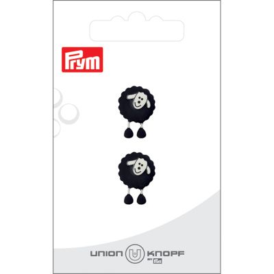 Bouton Prym Mouton 18 mm x2 - Noir
