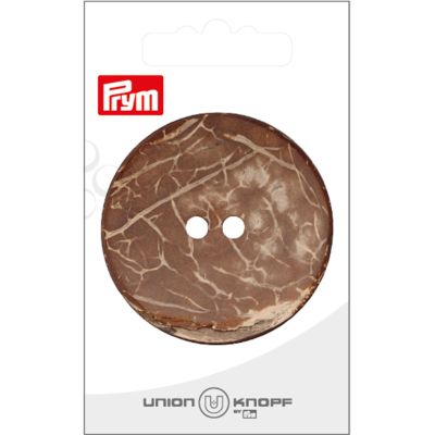 Bouton Prym Miguel coco 50 mm x1 - Marron