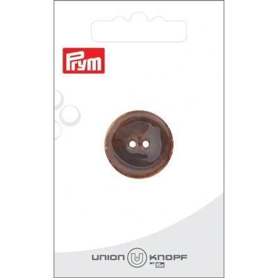 Bouton Prym Diego coco brillant 23 mm x1 - Gris clair