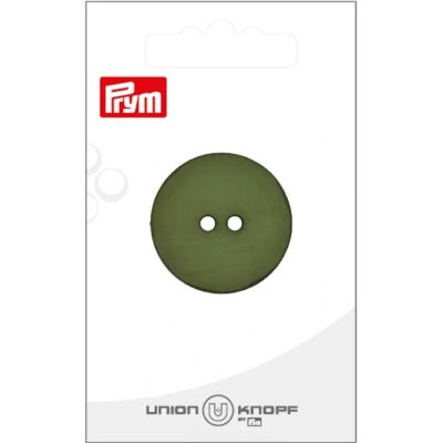 Bouton Prym Léo texturé 30 mm x1 - Vert foncé