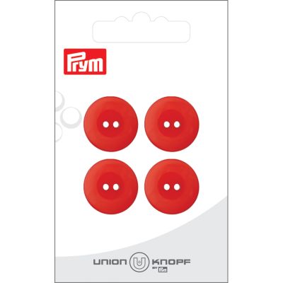 Bouton Prym Eva 18 mm x4 - Rouge