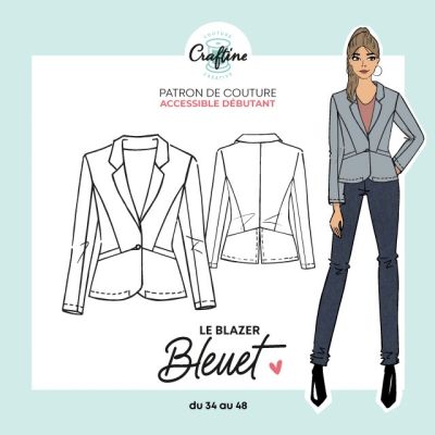 Patron Craftine Blazer Bleuet