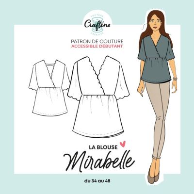 Patron Craftine Blouse Mirabelle