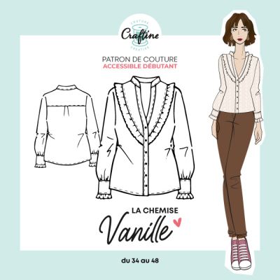 Patron Craftine Chemise Vanille