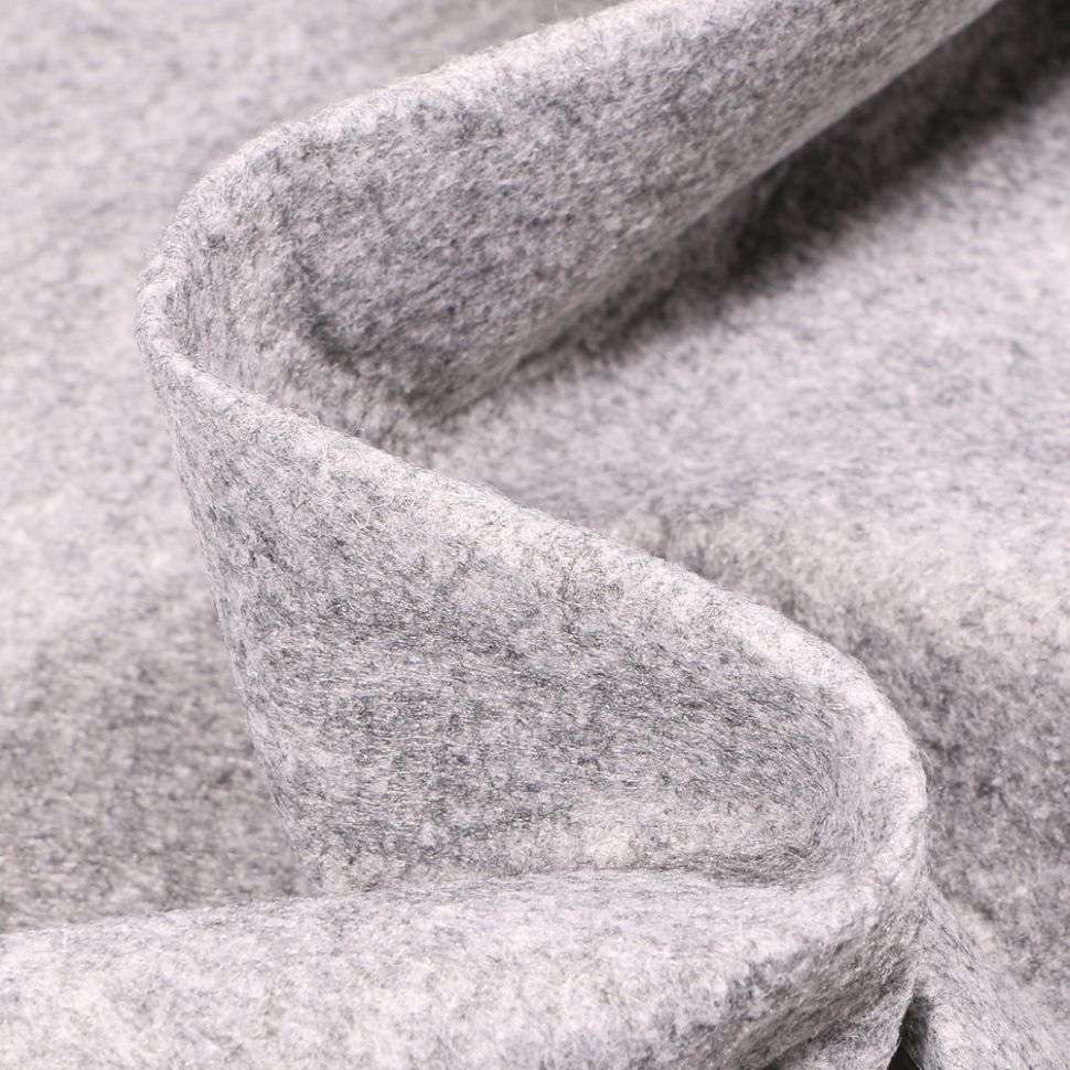 Tissu Feutrine 180 cm Gris chiné