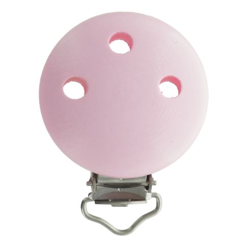 Clip bois Com'1 idée pour attache tétine Rose