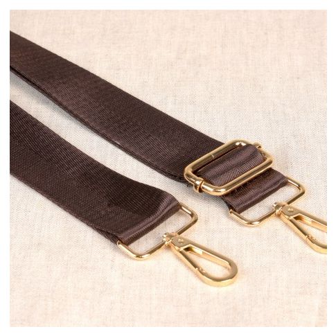 Sangle pour sac 38 mm Marron - Avec mousquetons