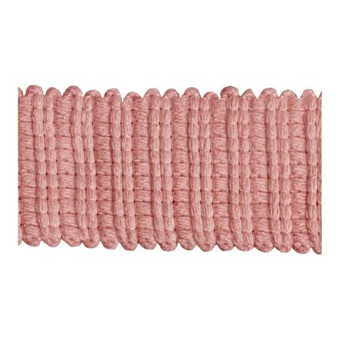 Sangle aspect crochet 30 mm uni Rose x1m
